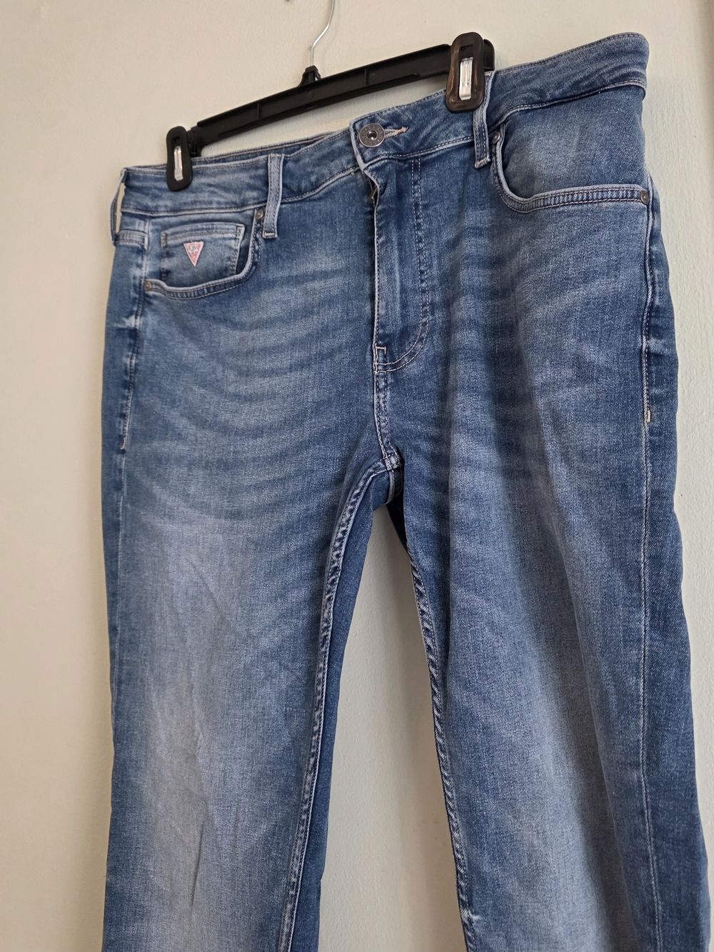 Guess Men's Slim Jeans in Blue Wash